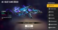 AK – Blue Flame Draco स्किन (Image via Garena)